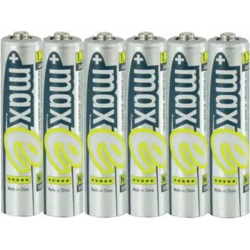 Ansmann 4+2 gratis oplaadbare batterijen maxE Micro AAA 800 mAh