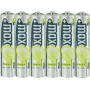Ansmann 4+2 gratis oplaadbare batterijen maxE Micro AAA 800 mAh