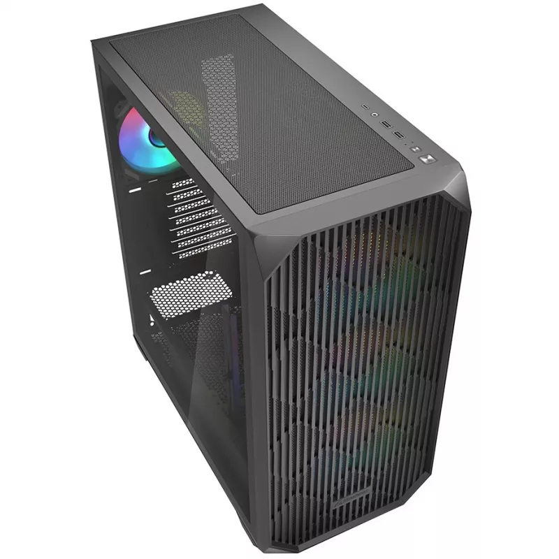 Sharkoon AK3 RGB midi tower zwart