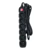 Esperanza ELK218K stroomverlenging 3 m 6 AC-stopcontact(en) binnen zwart