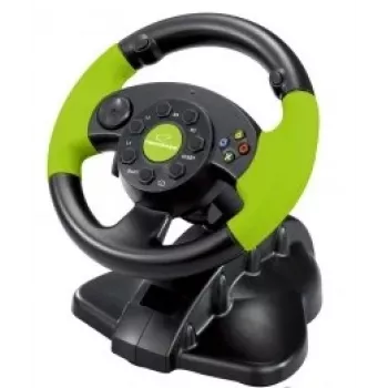 Bedrade gaming-controller ESPERANZA EG104 voor PlayStation 3 en Xbox 360, zwart/groen