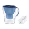Waterfilterkan BRITA Marella 2,4 l met 3 Pure Performance cartridges, Maxtra Pro, blauw