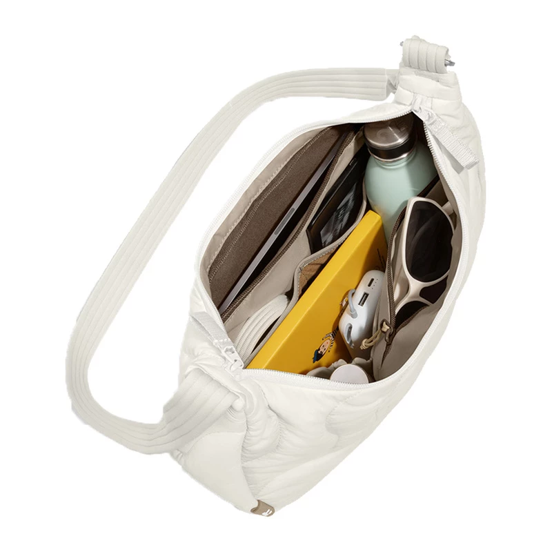 Schoudertas Tomtoc Terra-T34 Puffy Snowberg – compacte, beschermende draagtas voor het essentiële