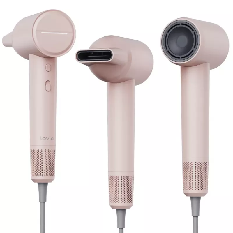 Haardroger Lovio LVHD001PK met ionisatie en AirFlow-technologie