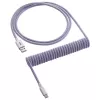 CableMod Classic Coiled CM-CKCA-CW-PW150PW-R spiraalvormige toetsenbordkabel, USB-C naar USB-A, 150 cm, Rum Raisin