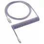 CableMod Classic Coiled CM-CKCA-CW-PW150PW-R spiraalvormige toetsenbordkabel, USB-C naar USB-A, 150 cm, Rum Raisin