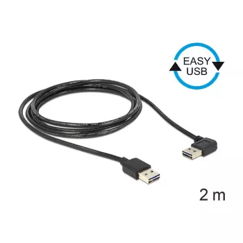 USB-kabel DeLOCK 85557 USB 2.0 2 m zwart