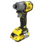 Stanley SFMCF830D2K-QW borstelloze slagschroevendraaier, 2×2,0 Ah, 3200 tpm, zwart/geel