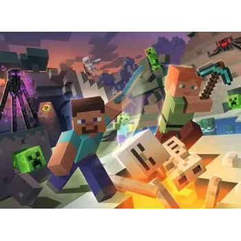 Ravensburger Minecraft 100 stukjes puzzel videospel