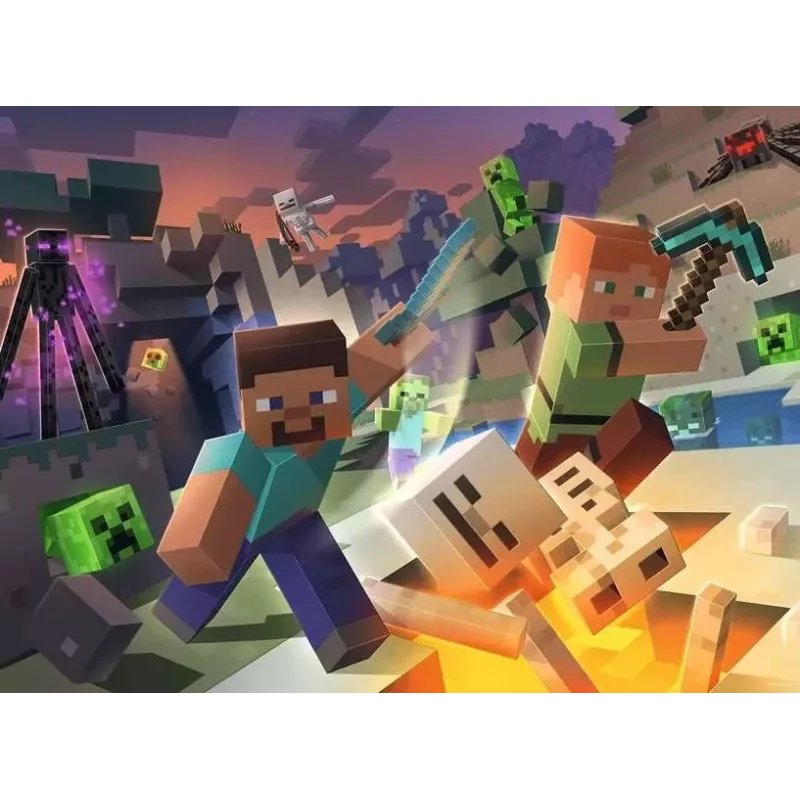 Ravensburger Minecraft 100 stukjes puzzel videospel