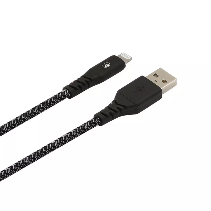 USB naar Lightning datakabel Tellur TLL155481 2,4 A 1 m nylon zwart