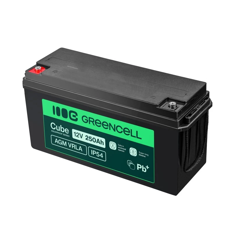 Accu AGM VRLA 12V 250Ah IP54