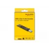DeLOCK combo-converter voor M.2 NVMe PCIe of SATA SSD USB 3.2 Gen 2 zwart