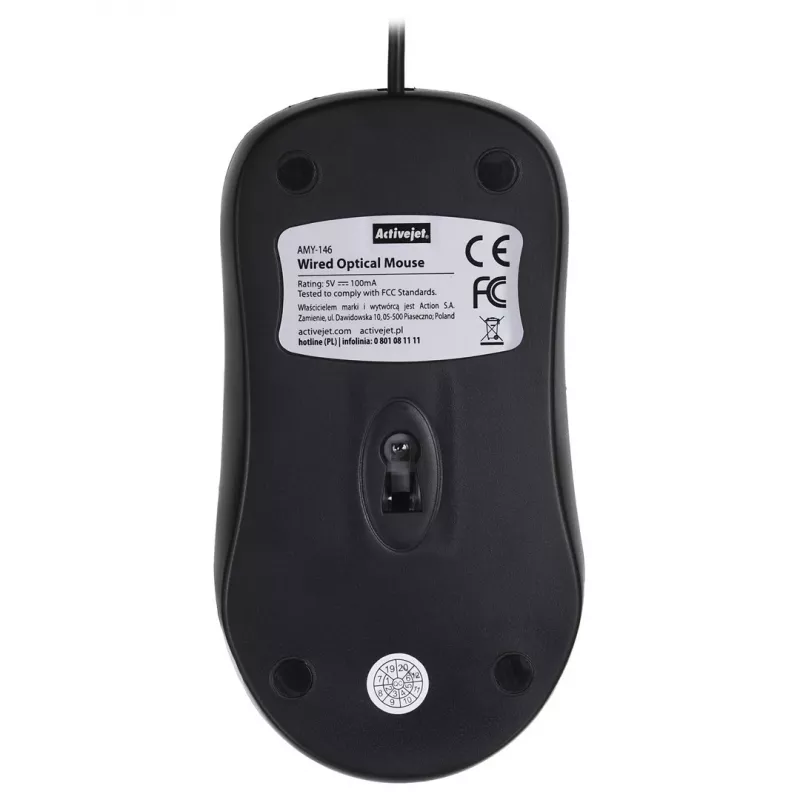 Activejet AMY-146 muis bedraad optisch USB