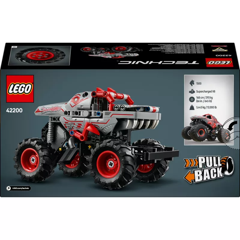 LEGO TECHNIC 42200 Monster Jam™ ThunderROARus™ met terugtrekmotor