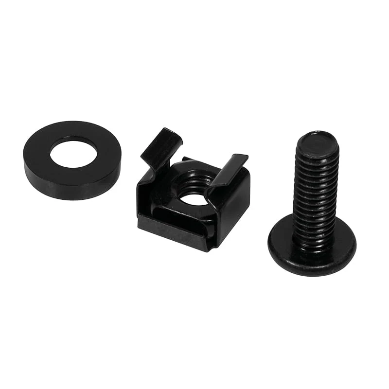 Schroevenset LOGILINK AC116 — 50 zwarte schroeven voor rack-accessoires