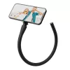 Flexibele telefoonhouder Telesin P3-FM-01 — verstelbare hoek, licht, zwart