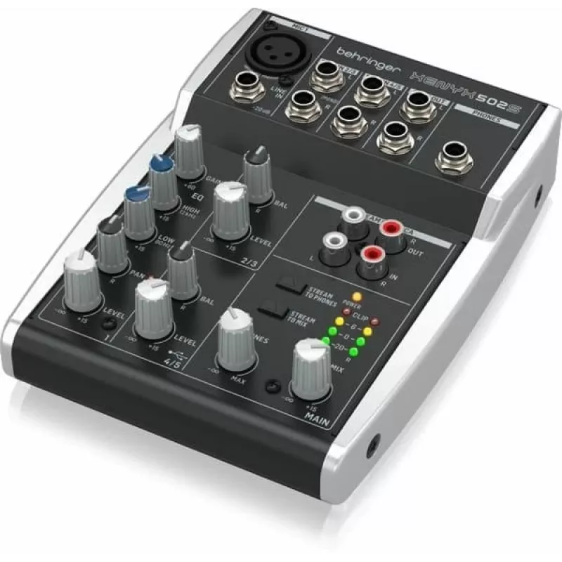 Behringer XENYX 502S - analoge audiomixer