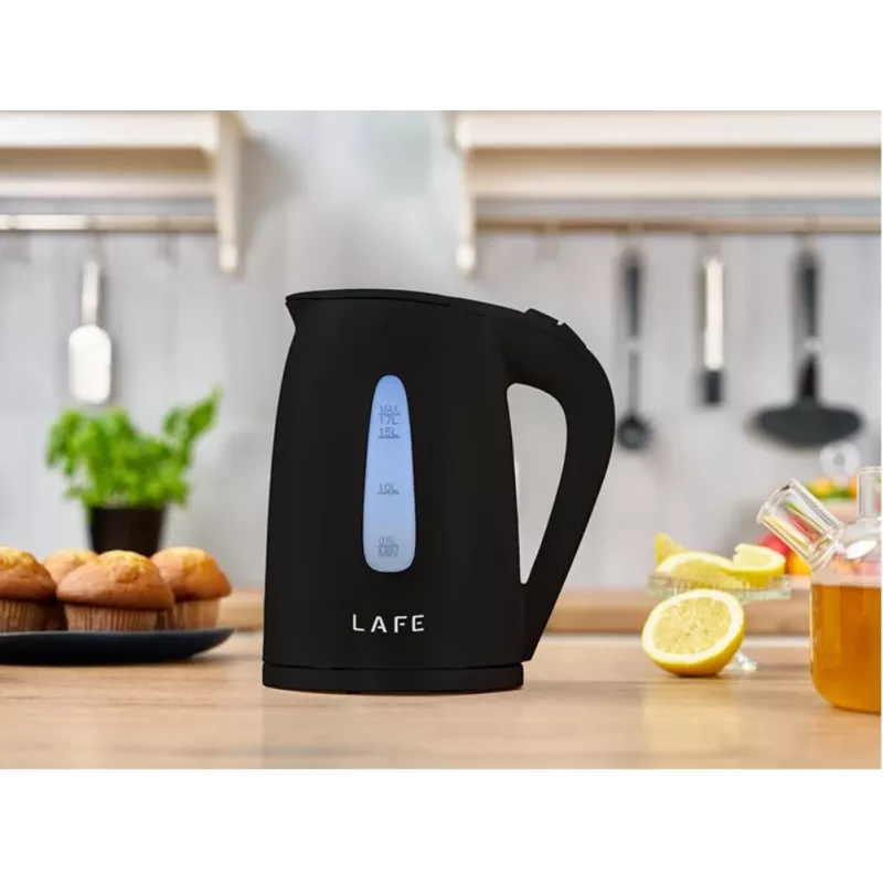 Elektrische waterkoker LAFE 1,7 l 2200 W zwart