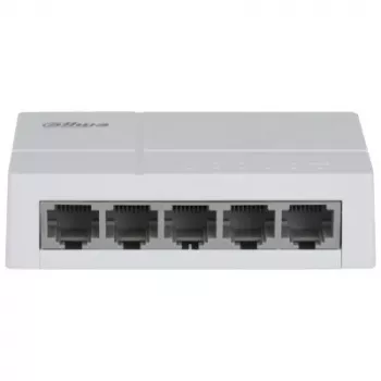 Dahua Technology PoE DH-SF1005L netwerkswitch unmanaged Fast Ethernet (10/100) Power over Ethernet (PoE) desktop lichtgrijs