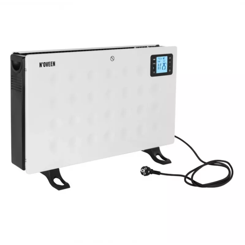 Convector-elektrische kachel NOVEEN CH8000 — 2000 W, 3 vermogensstanden, timer, afstandsbediening, wit