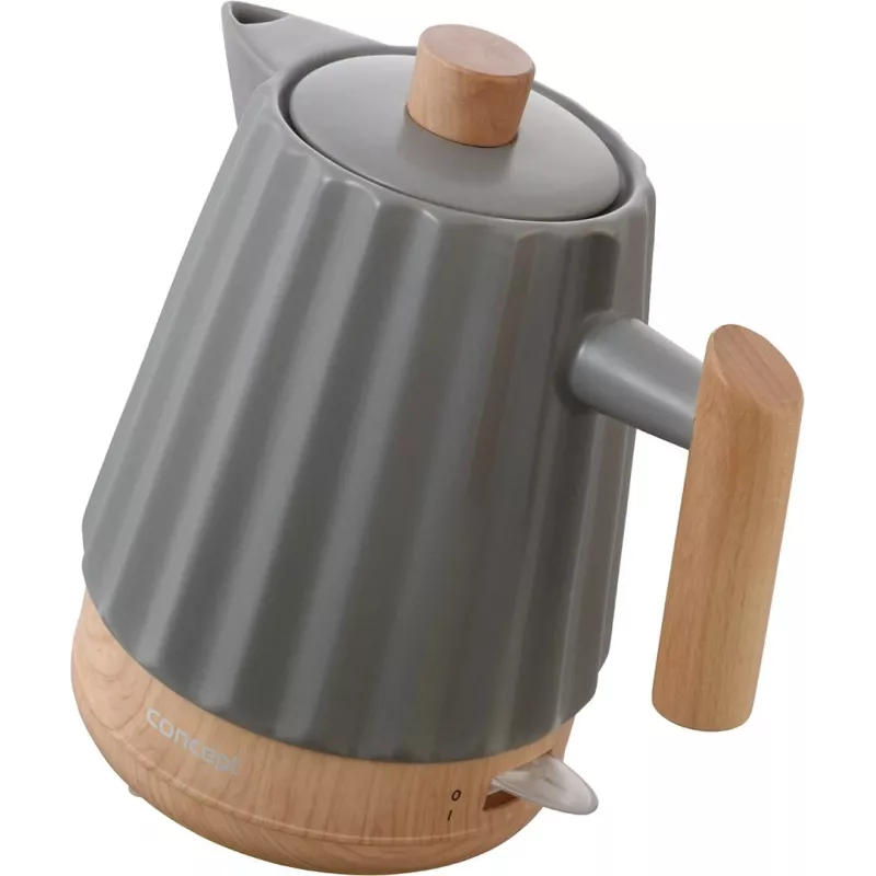 Concept RK0092 keramische waterkoker 1,5 l donkergrijs