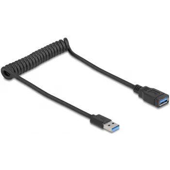 USB-kabel DeLOCK 90367 0,6 m USB A zwart