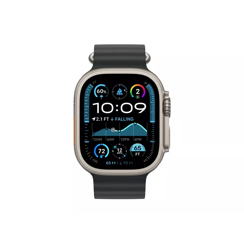 Apple Watch Ultra 2 GPS + Cellular 49mm zwart titanium case met zwart