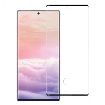 Tempered Glass displayschermbescherming Tellur voor Samsung Galaxy Note 10 — 3D Full Glue, zwart