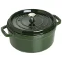 Gietijzeren ovenschaal Staub 40509-356-0 3,8 l groen, rond