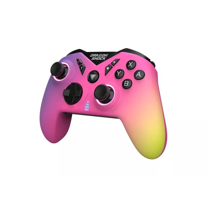 DragonShock Nebula Ultimate, gamepad, Nintendo Switch, D-pad, home-knop, start-knop, turbo-knop, multi, draadloos, Bluetooth