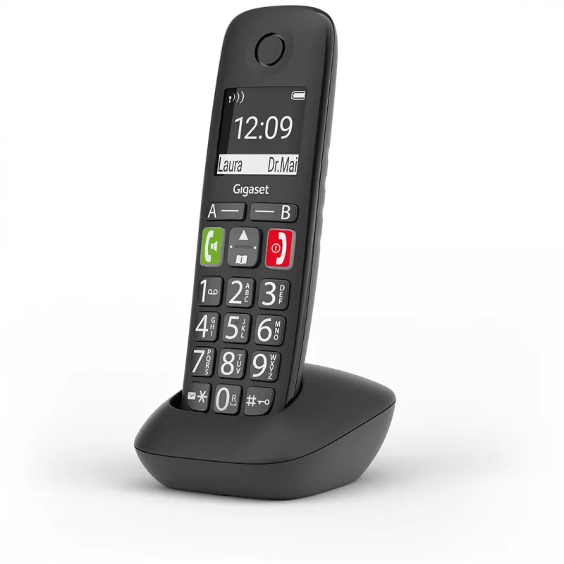 Gigaset Hearing Aid.DECT E290HX extra draadloze handset, zwart