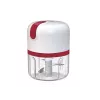 Beper P102ROB050 oplaadbare USB-hakmolen, 0,25 L, 30 W, wit/rood