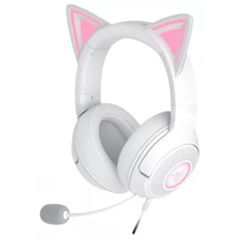 Headset Razer Kraken Kitty V2 Wired USB Type-A wit — circumauraal, hoofdband, 20–20000 Hz, 2 m kabel