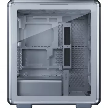 Cooler Master MasterFrame 500 Mesh PC-behuizing, midi-tower, E-ATX, gehard glas – zilver