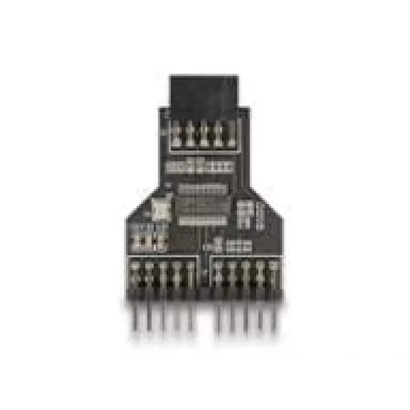 DeLOCK 60045 kabeladapter 9-pin USB 2.0 2 x 9-pin-header zwart