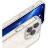 NEVOX StyleShell SHOCKFlex, telefoonhoesje transparant, iPhone 16 Pro Max, compatibel met MagSafe
