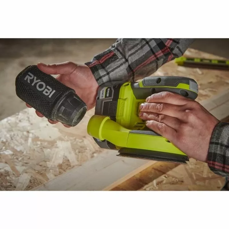 Ryobi RROS18-0 ONE+ 18 V accu-excentrische schuurmachine, 125 mm, solo