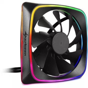 Ventilator Sharkoon RGB SHARK Lights 12 cm zwart