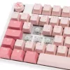 Ducky One 3 TKL Gossamer Pink toetsenbord gaming USB Duits roze, wit
