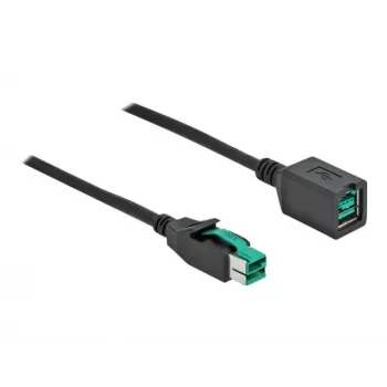 Powered USB-verlengkabel DeLOCK 85980 12 V 1 m