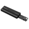 Externe SSD-behuizing QOLTEC NV2270 voor M.2 SATA/NVMe-schijven, USB-C, tot 2 TB