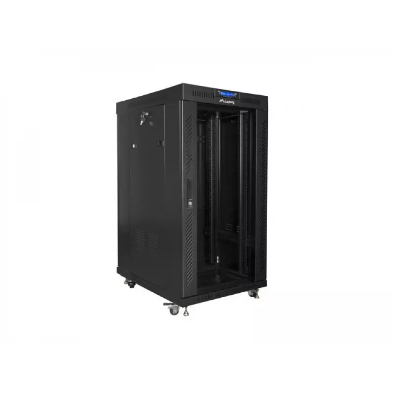 Vrijstaande rackkast LANBERG FF01-6822-12BL 22U zwart 1200 kg