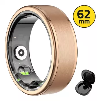 Smart Ring MANTA SR01GD 62mm OneRing Gold — maat 62, metallic goudafwerking