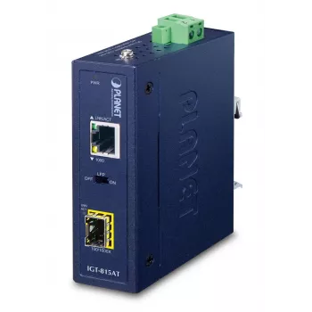 PLANET IGT-815AT netwerk-mediaconverter 1000 Mbit/s multimode, singlemode blauw