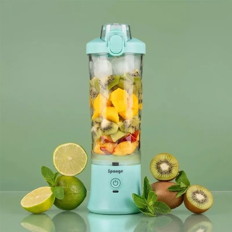 Sponge accu-standmixer 0,6 l turquoise