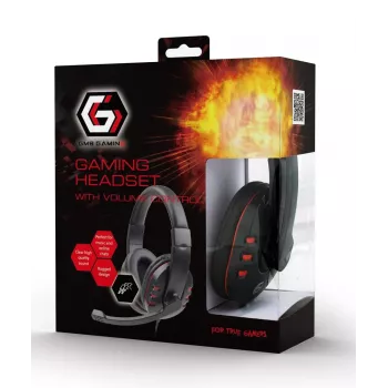 Gembird GHS-402 hoofdtelefoon/headset bekabeld hoofdband gaming zwart