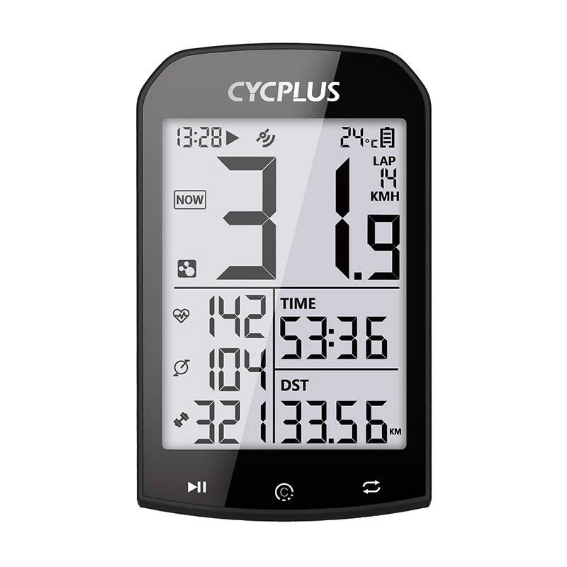 GPS-fietscomputer Cycplus M1, 2,9-inch display, Bluetooth