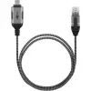 Goobay Ethernet-kabel USB-C 3.1 naar RJ45 slank 1 m – verbindt router, modem of (74401)