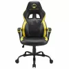 Pc-gamingstoel Subsonic SA5642-B1 gevoerde zitting zwart geel 120 kg